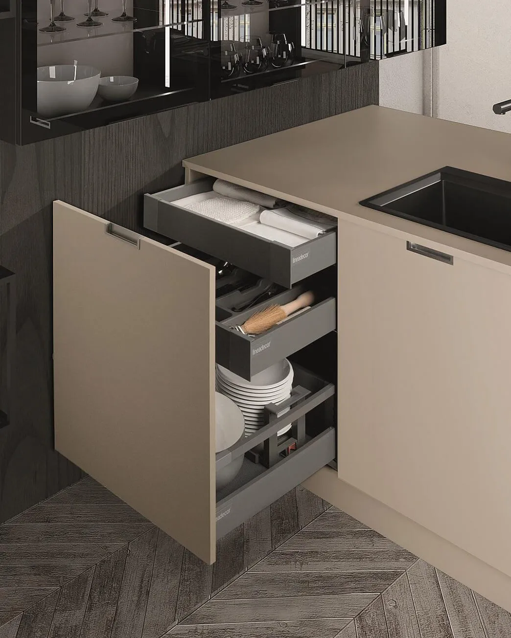 Base Unit with Antaro Inner Drawers