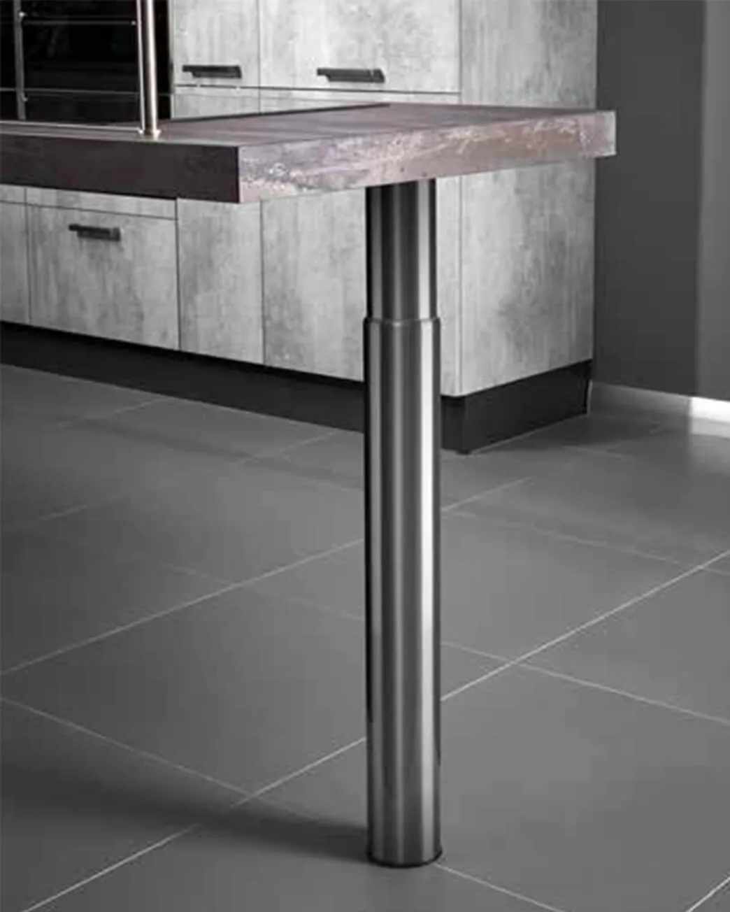Height Adjustable Steel Leg