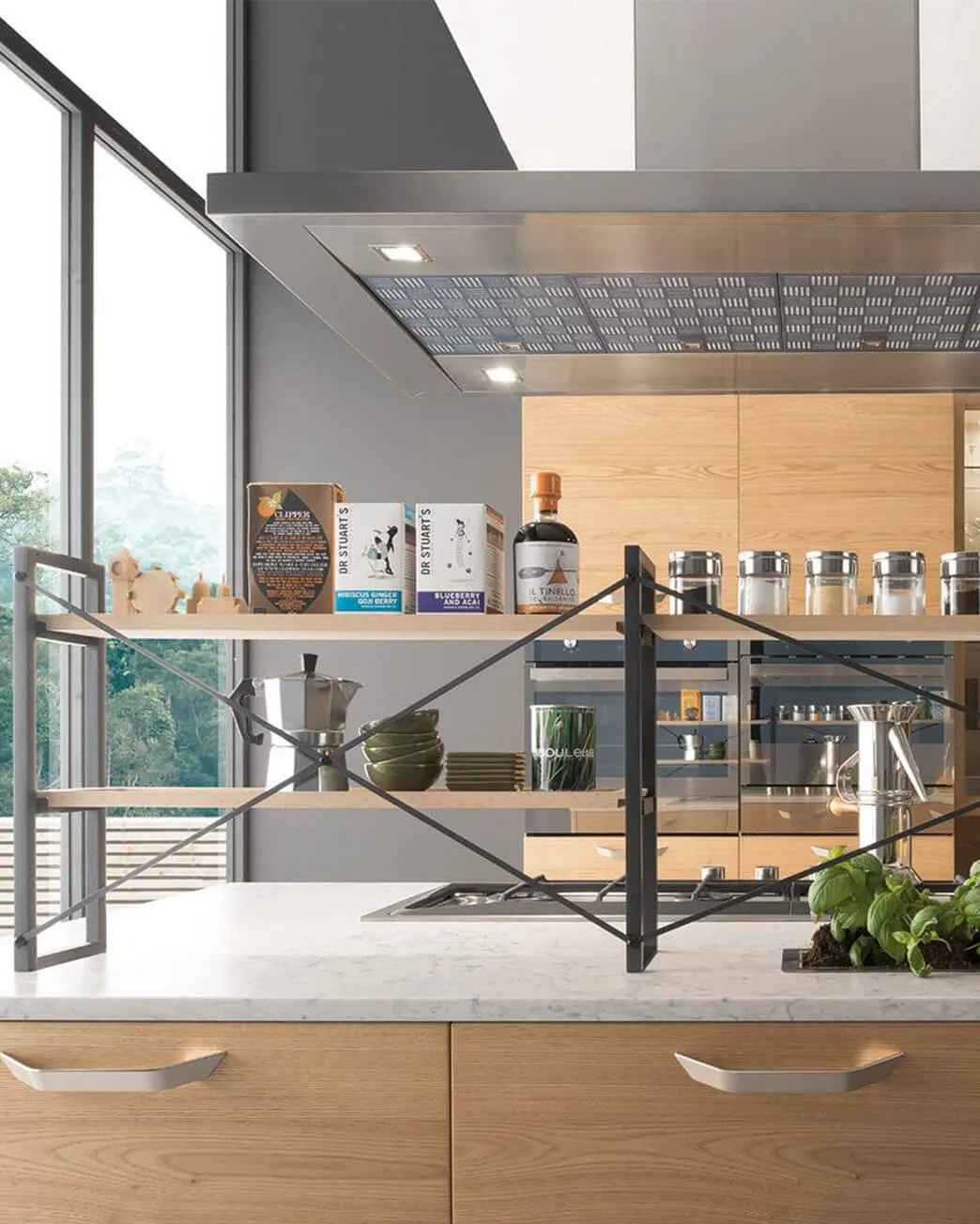 Over Counter Shelving Kit for Island