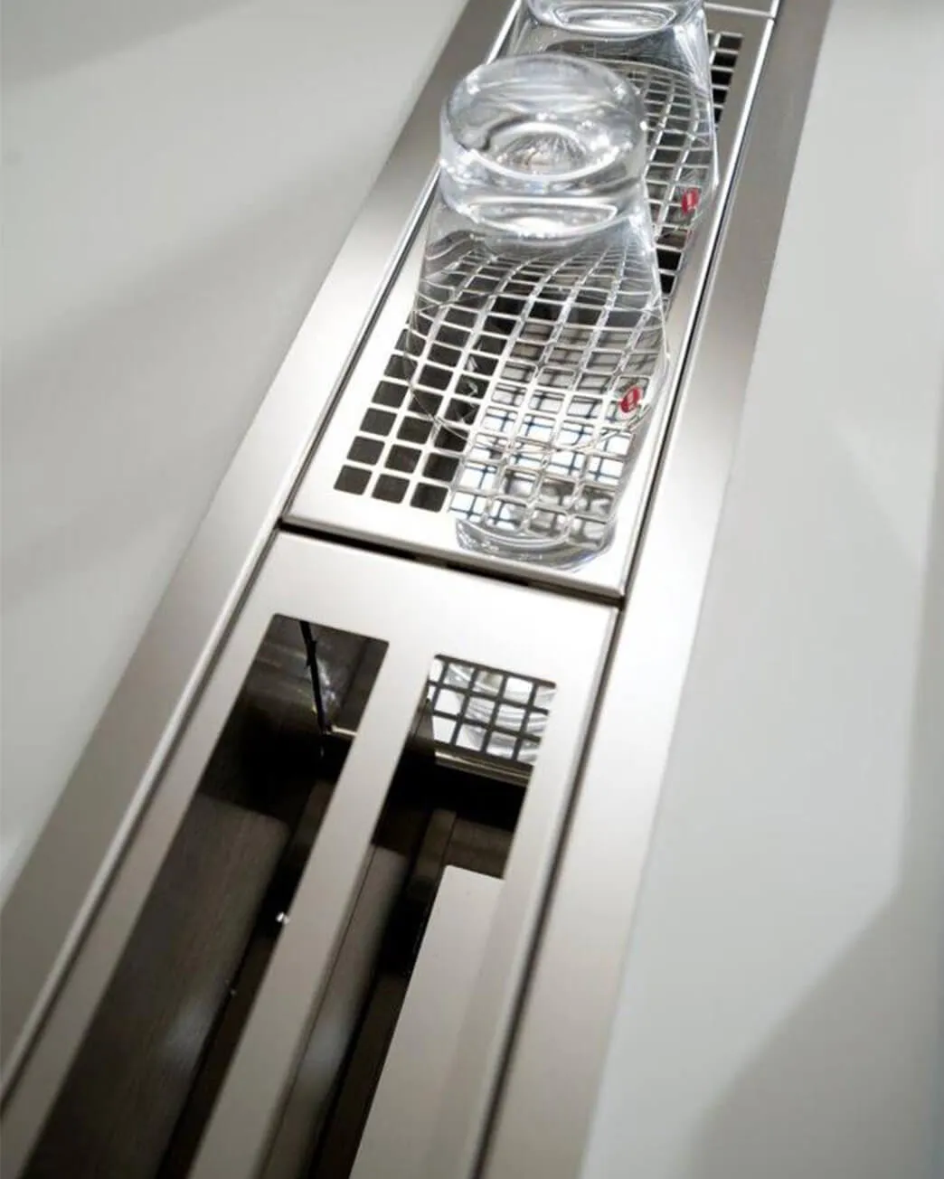 Glass Holder for Over Counter Steel Accessory