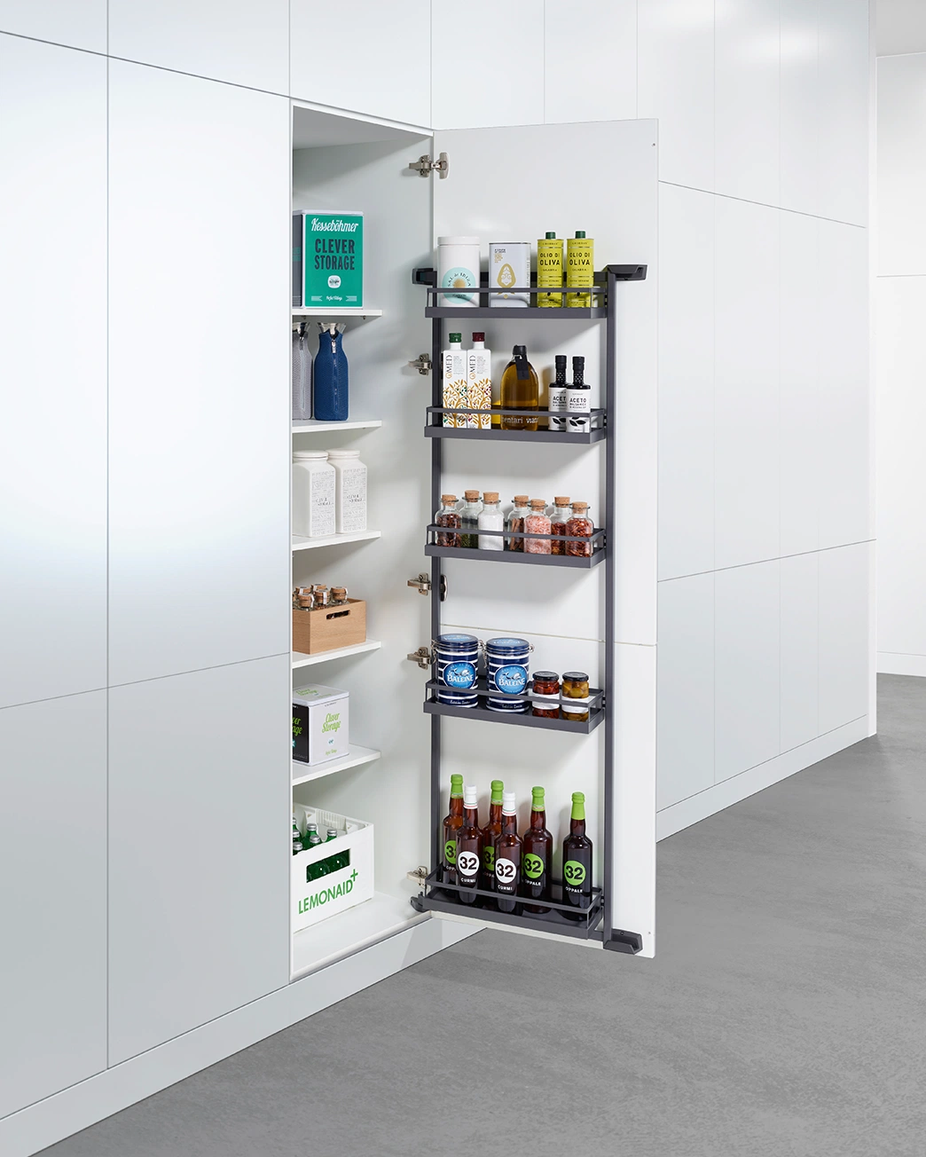 Tall Unit with Ergo Door Shelves