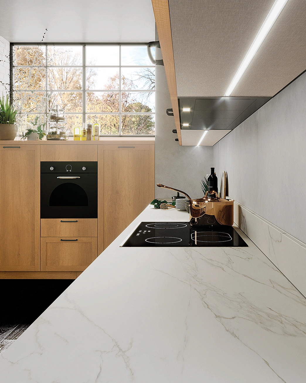 Under Cabinet Built-in LED Lighting