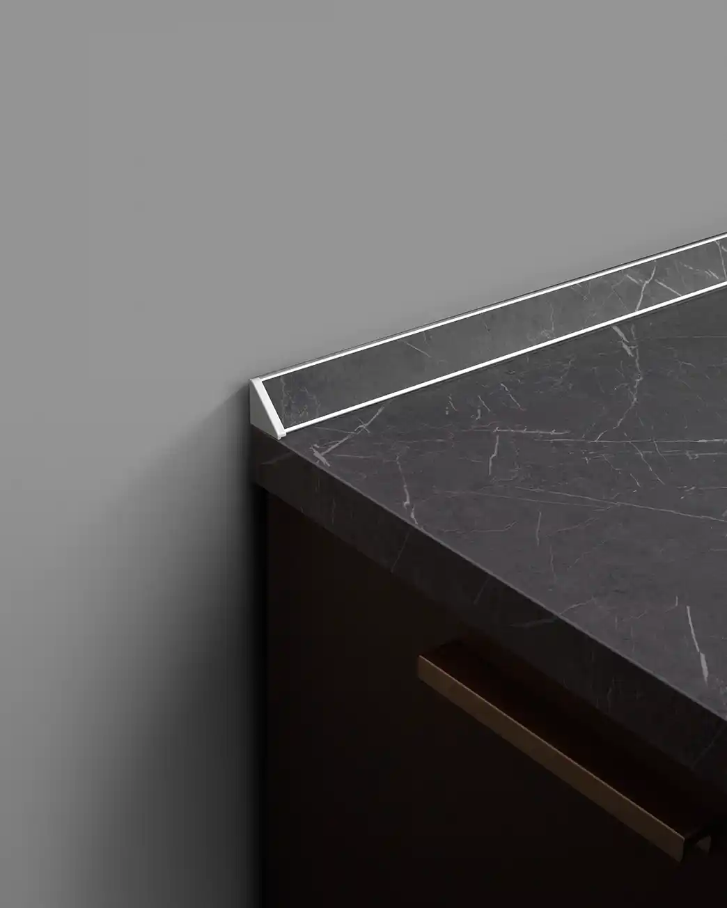 Laminate Panelling Aluminium Wall Seal Profile