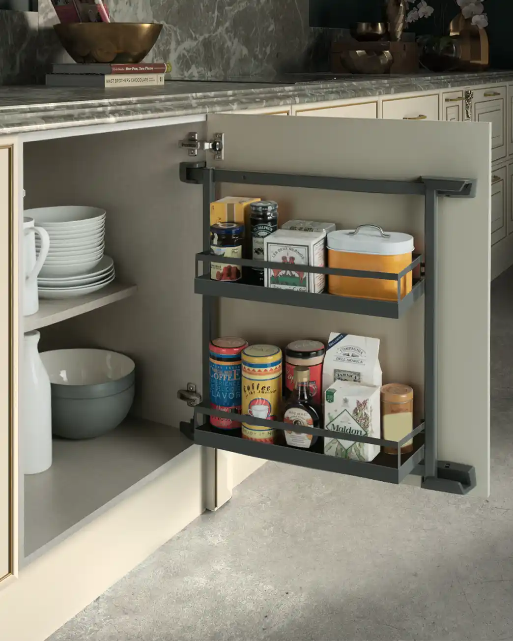 Base Unit with Ergo Door Shelves