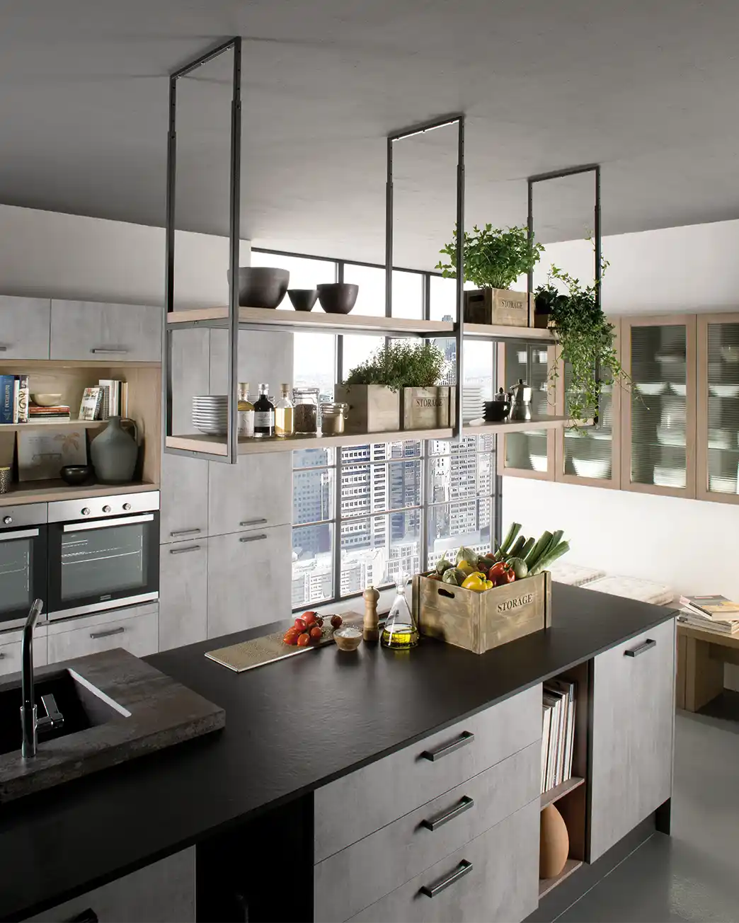 Anthracite Ceiling Shelf