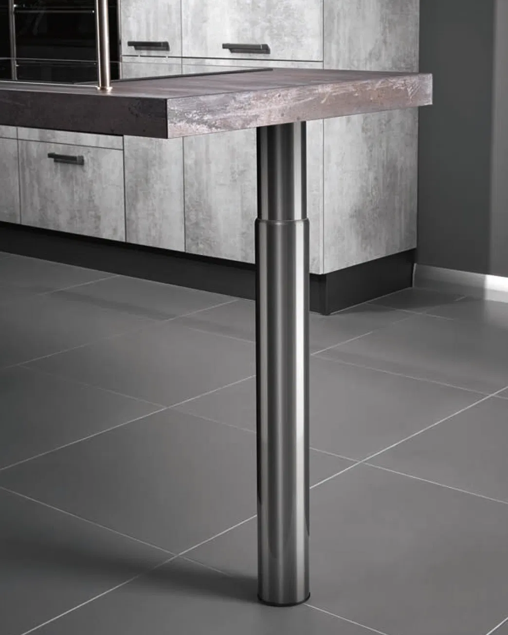 Height Adjustable Steel Leg
