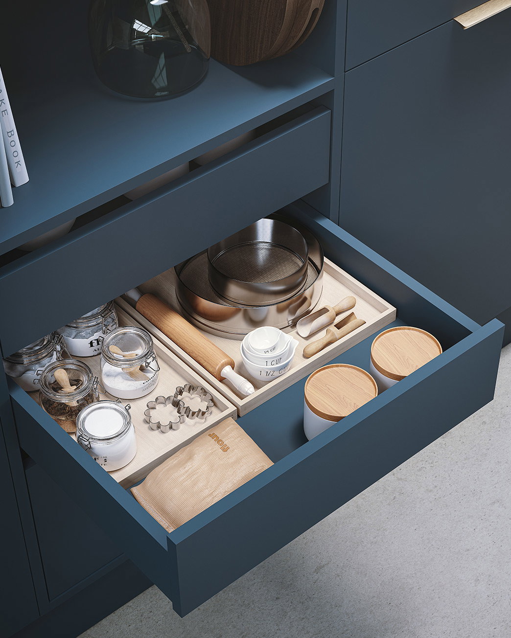 Base Unit with Wooden Drawer