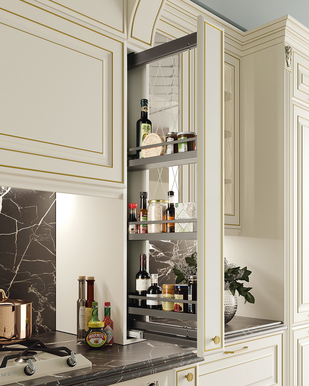 Chimney Hood for Sera with Ergo Pull-outs
