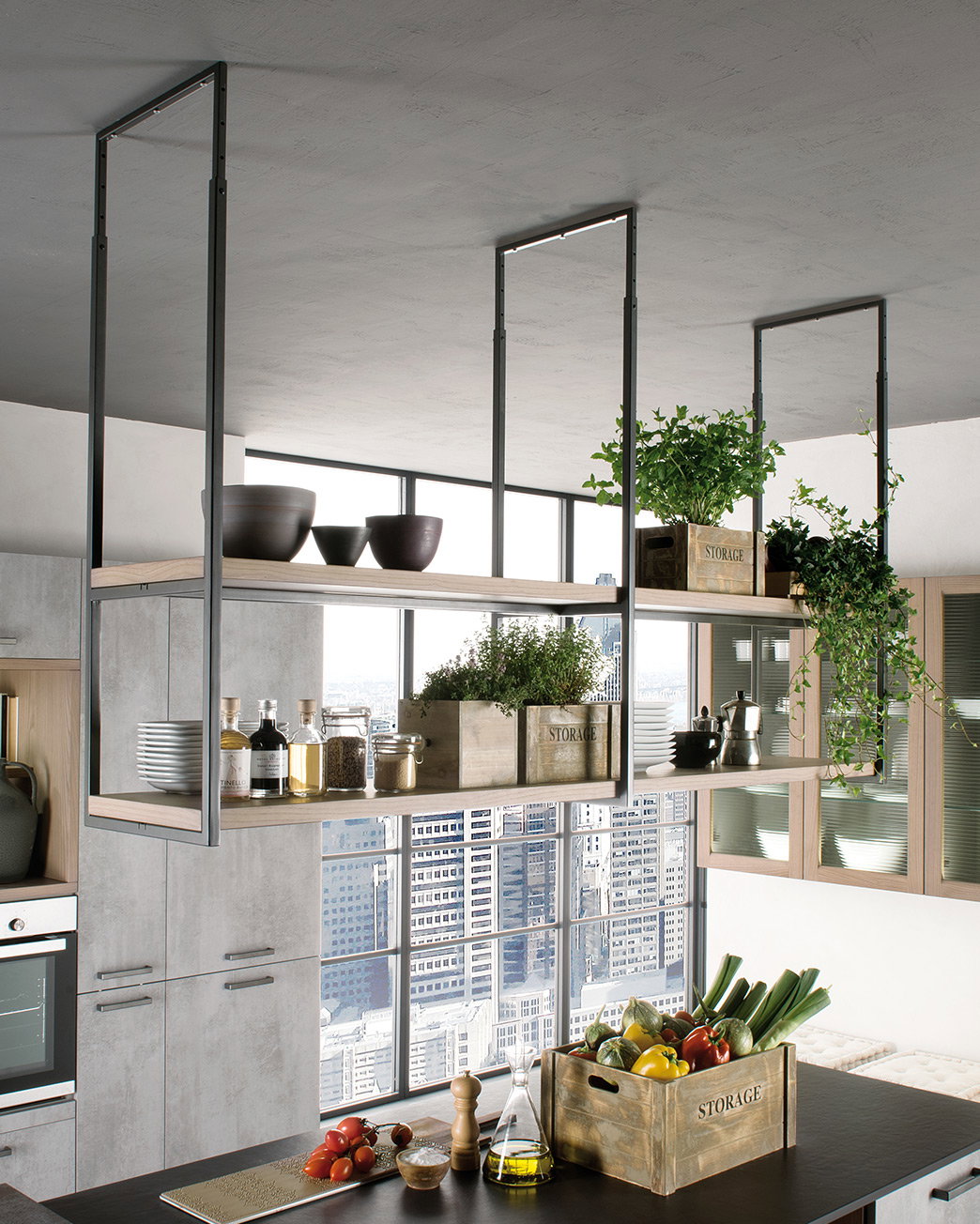 Anthracite Ceiling Shelf