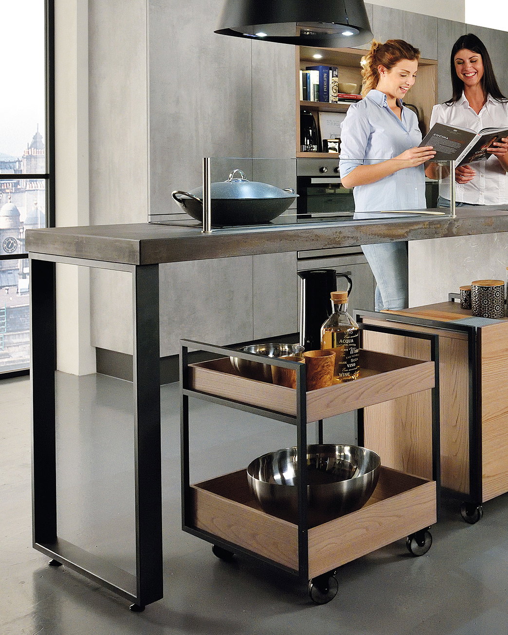 Anthracite Frame Table Leg