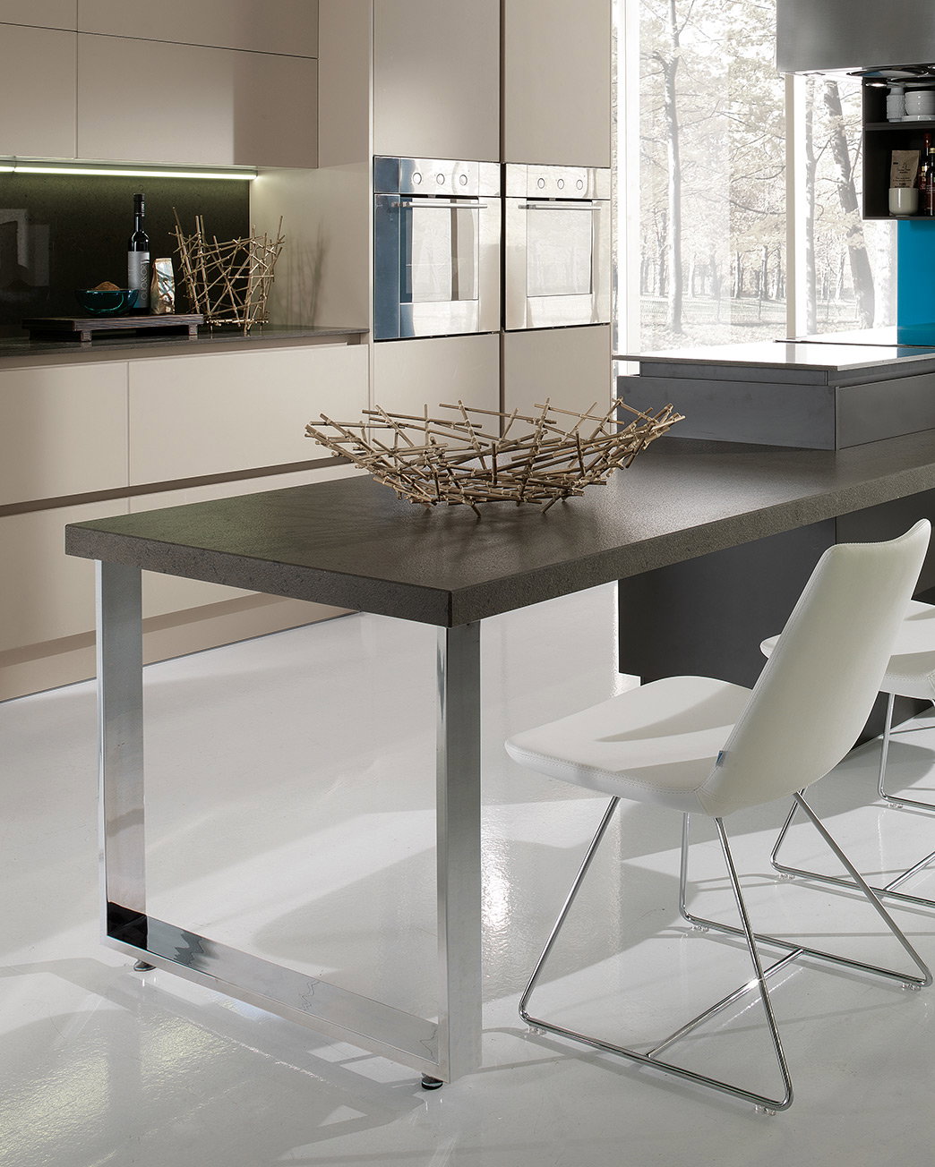 Stainless Steel Frame Table Leg