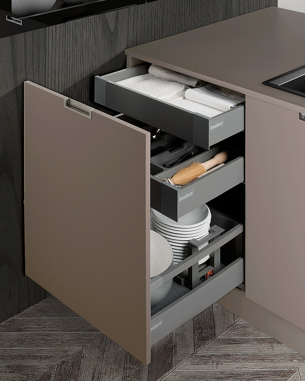 Base Unit with Antaro Inner Drawers