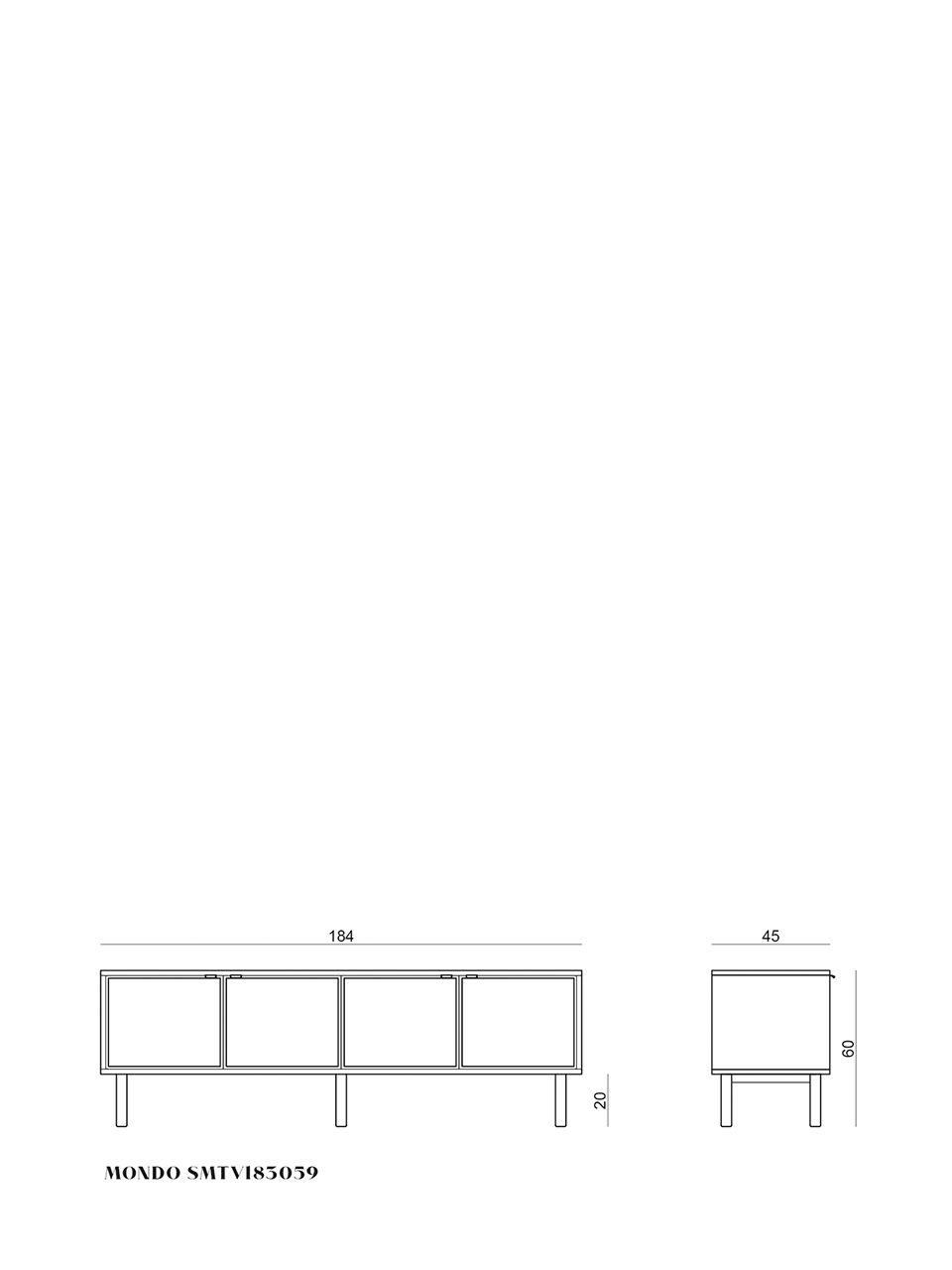 Mondo TV Cabinet