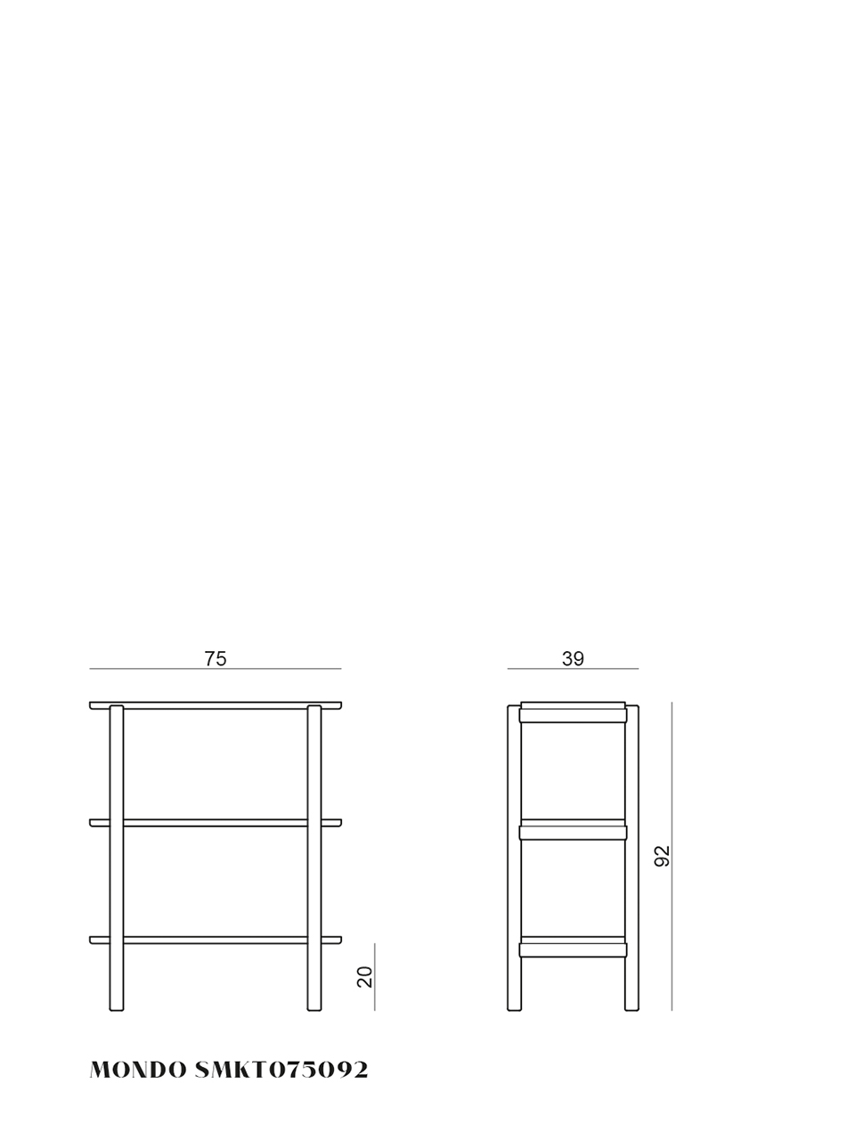 Mondo Bookcase