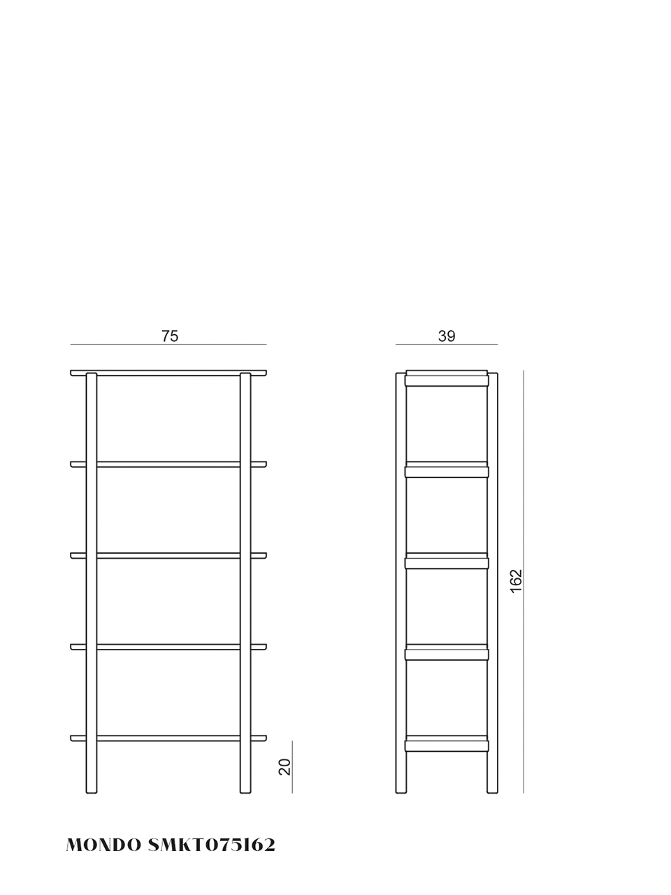 Mondo Bookcase