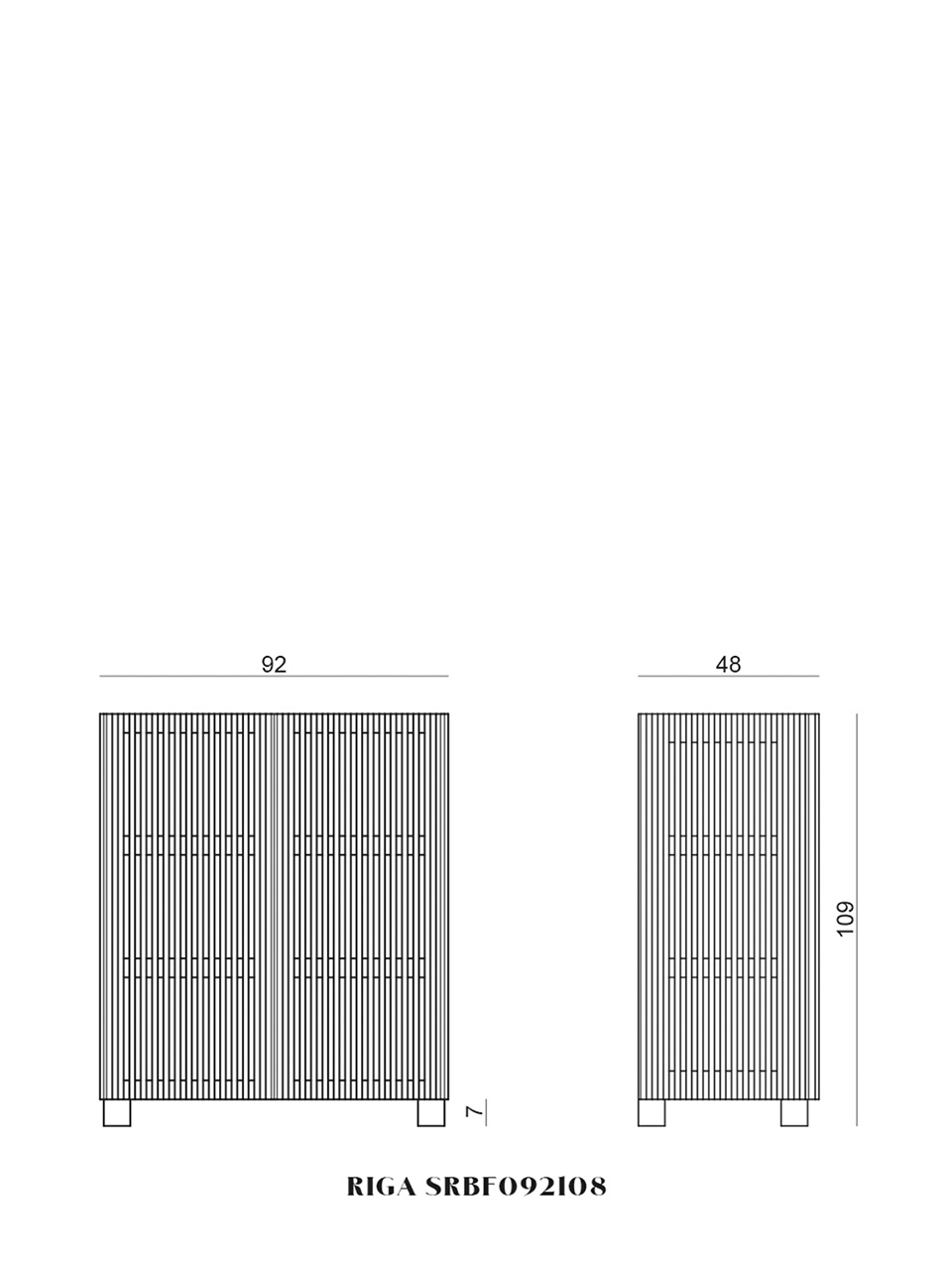 Riga Highboard