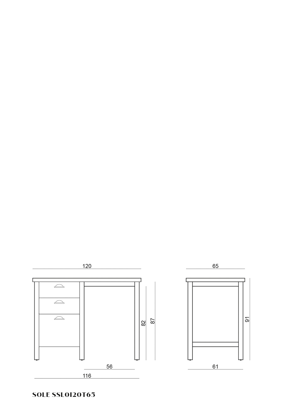 Sole Kitchen Island Unit